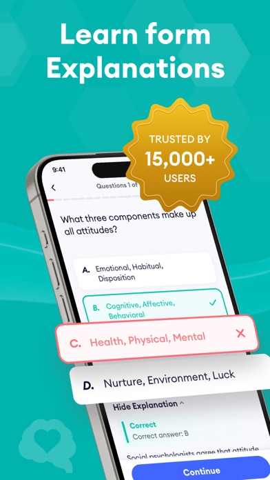 NCMHCE Exam Prep 2026 iPhone screenshot 3 - Education app