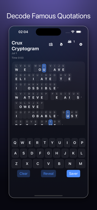 Crux Cryptogram Screenshot 1 of 4