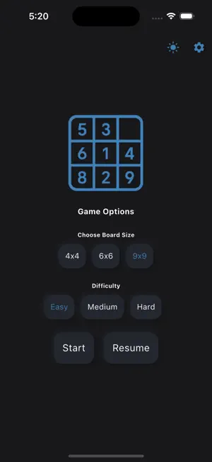 Sudoku - Minimal screenshot 1