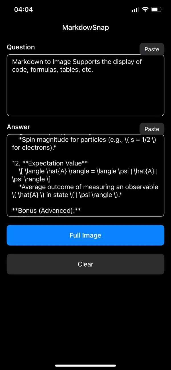 #1. MarkdownSnap (iOS) Von: 冠宇 龚