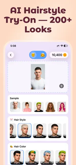 StyleCut AI: AI HairCut Filter screenshot 3