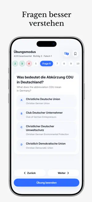 Leben in Deutschland MeinDE screenshot 2