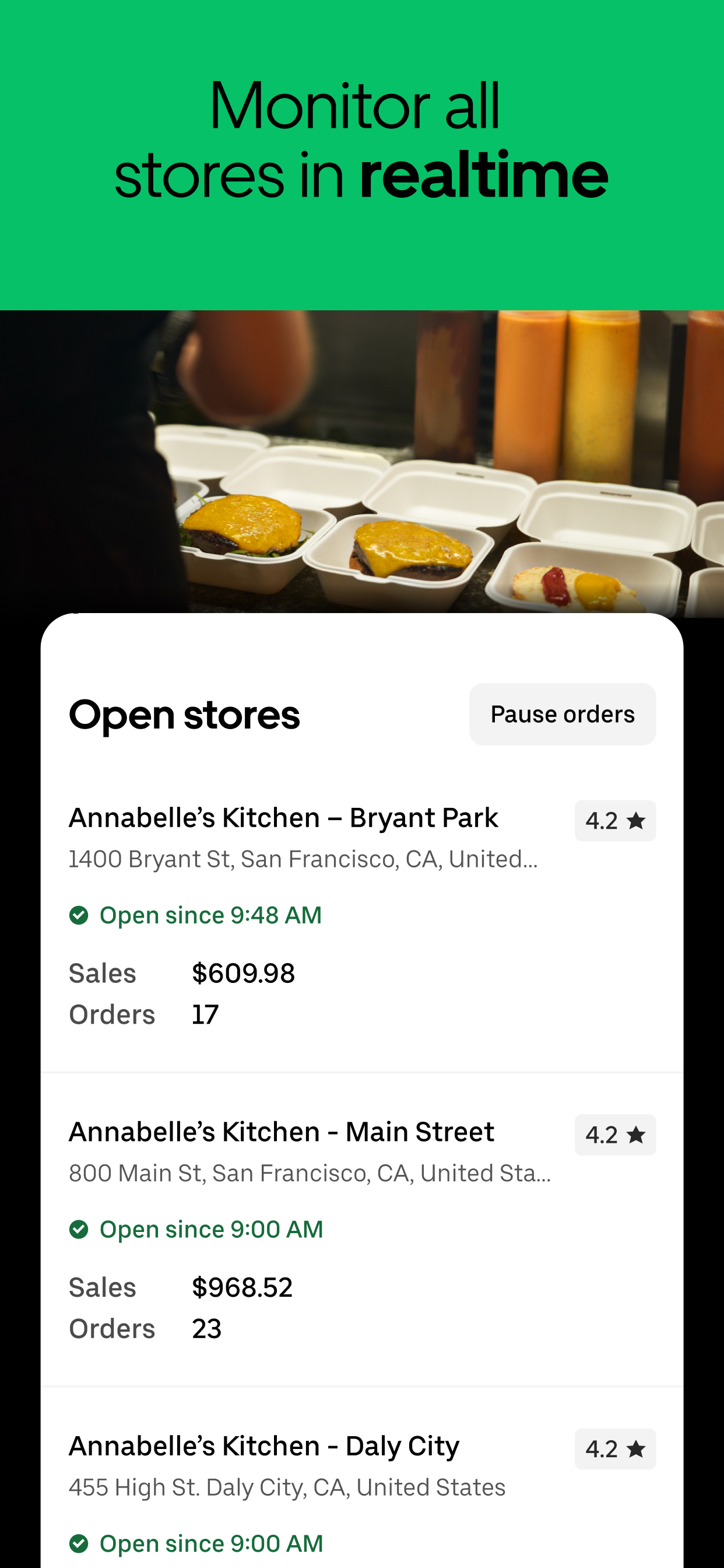 Uber Eats Manager