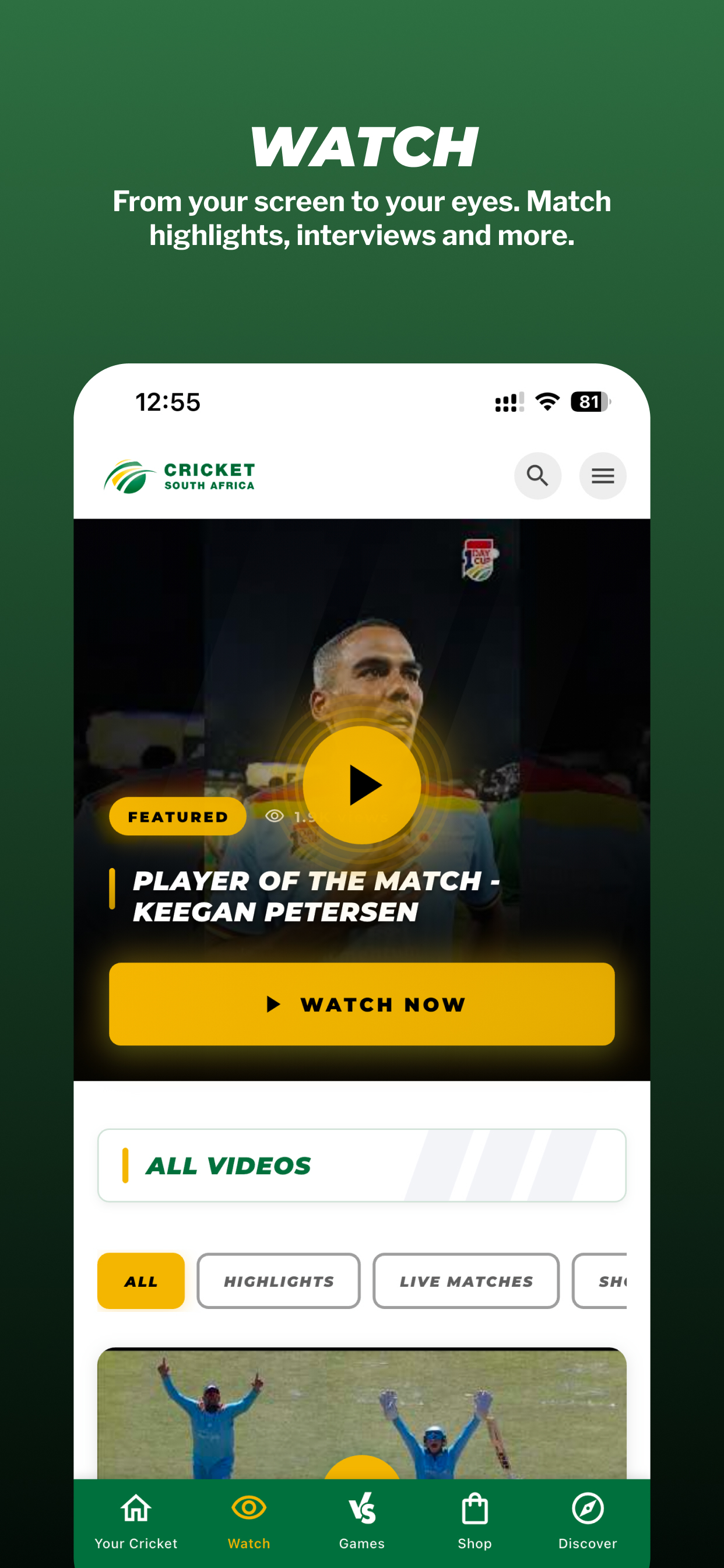 Official Cricket South Africa screenshot 4