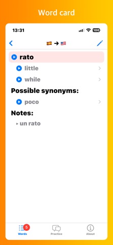 Words Memorizer Screenshot 2 of 3
