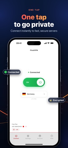 Final VPN - Fast & Secure VPN iPhone screenshot 1 — utilities app by Final VPN