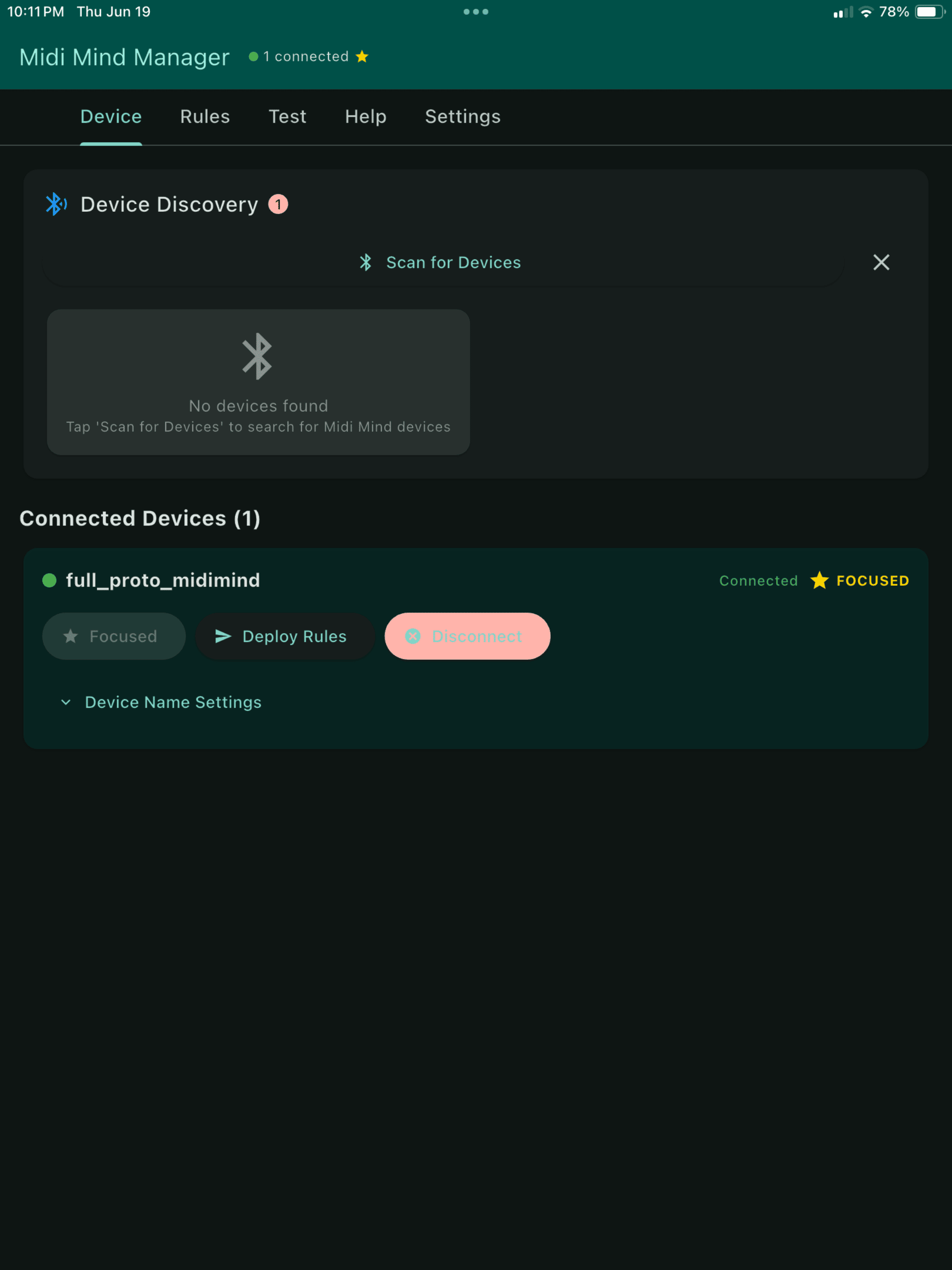Midi Mind Manager