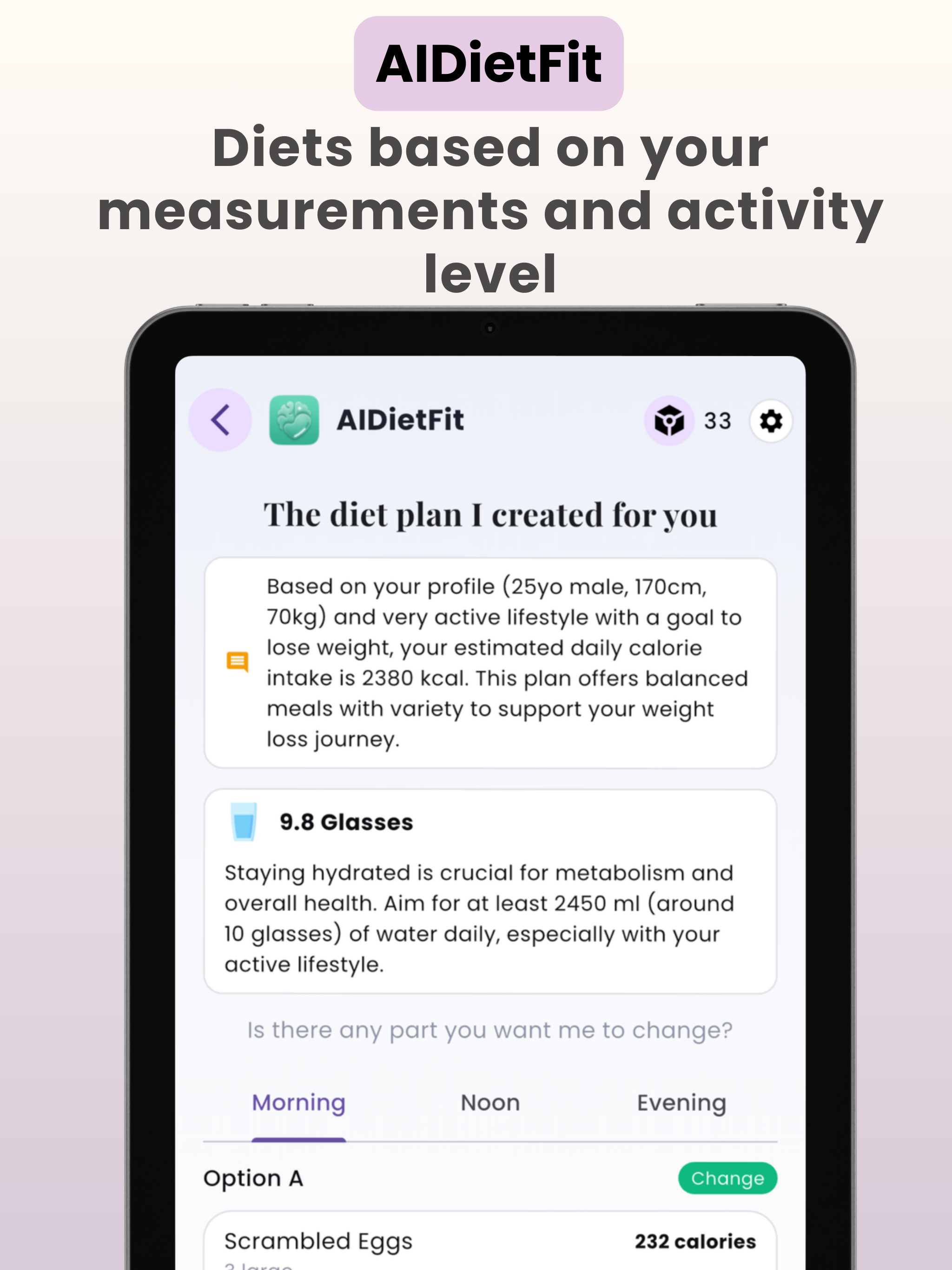 AIDietFit: Weight Loss & Diet