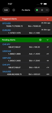 Forex Price Alerts Screenshot 5 of 9