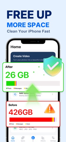 Storage Saver: Sonic Cleaner iPhone screenshot 4