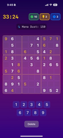 Magic Spell Sudoku Screenshot 4 of 6