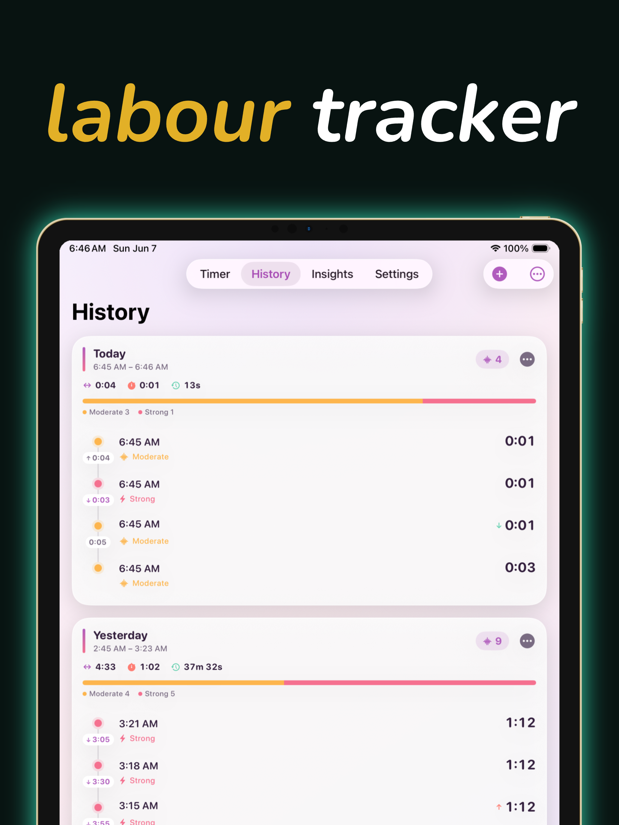 Labor Contraction Tracker screenshot 8