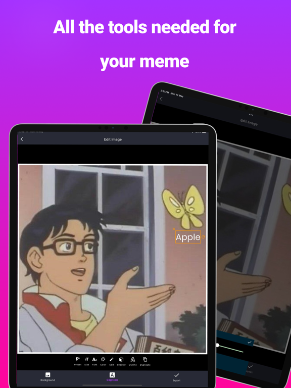 Meme Maker : Create Memes iPad screenshot 4 - Graphics & Design app