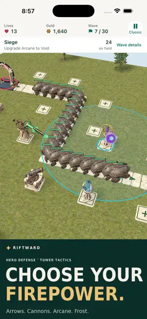 RIFTWARD: Tower Defense screenshot 2