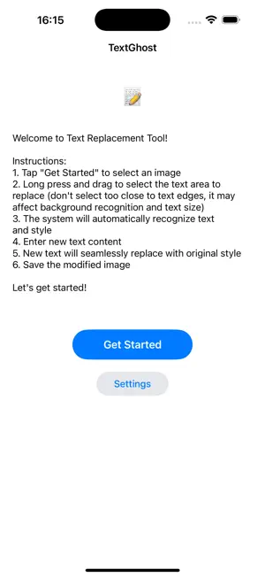 TextGhost screenshot 1