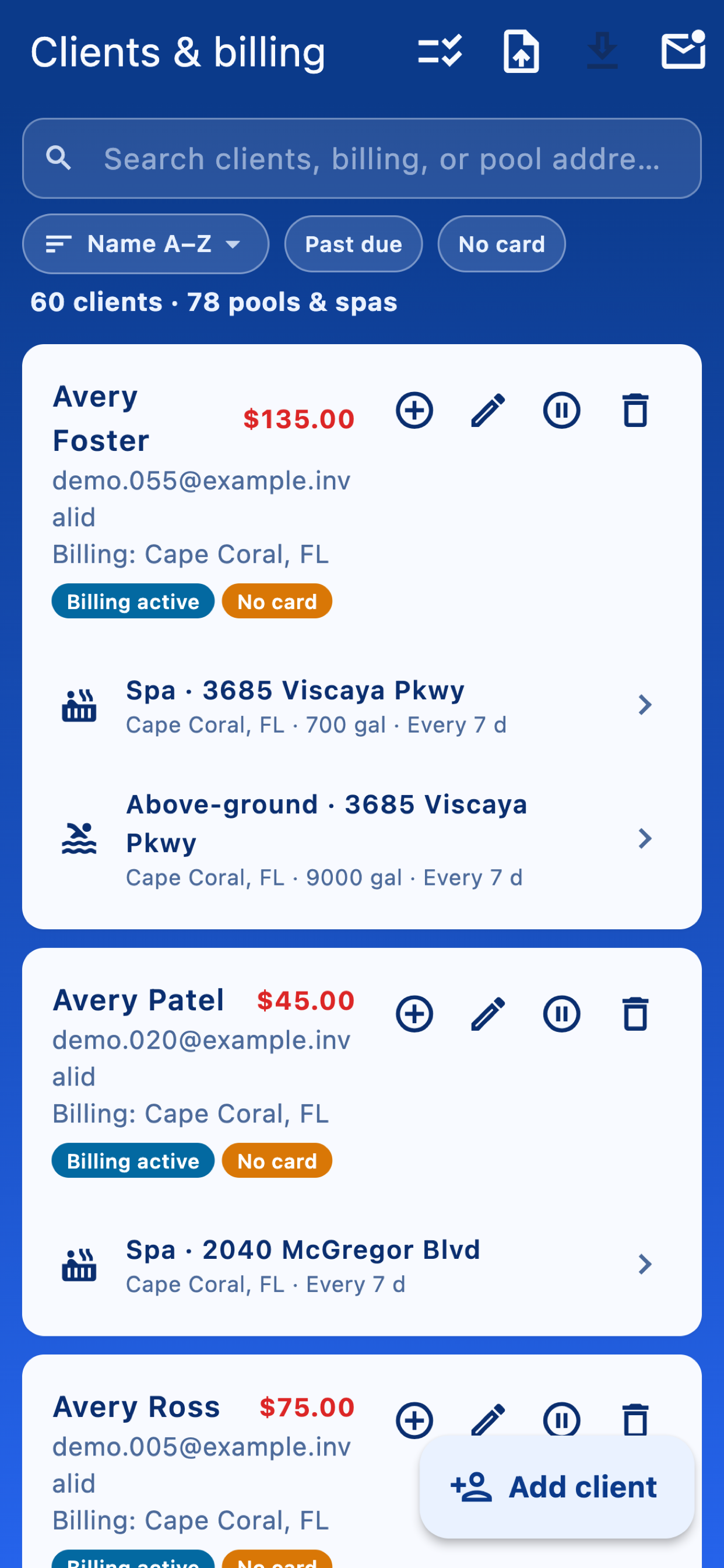 myPoolFlow screenshot 4
