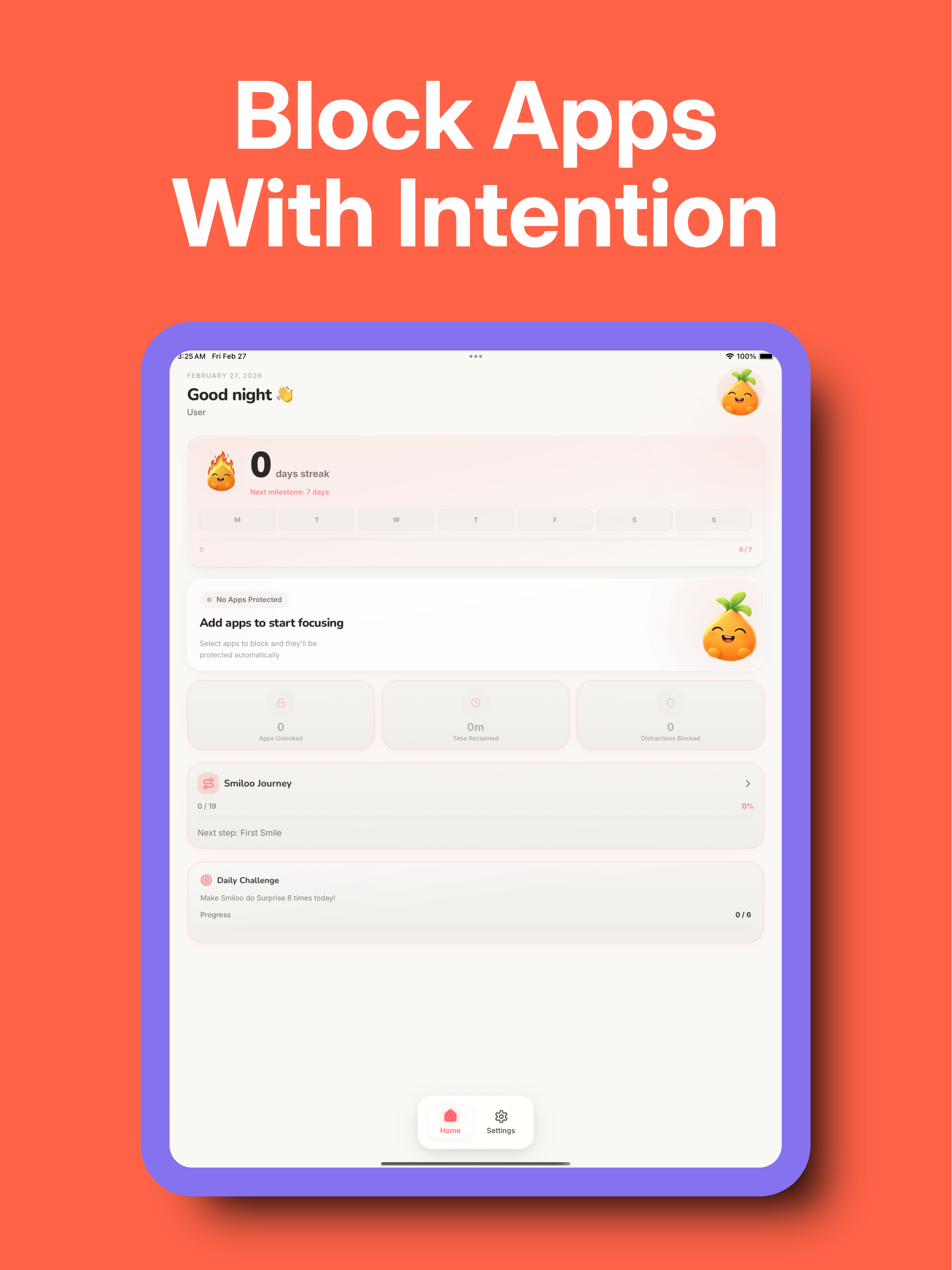 Smiloo: App Blocker & Focus