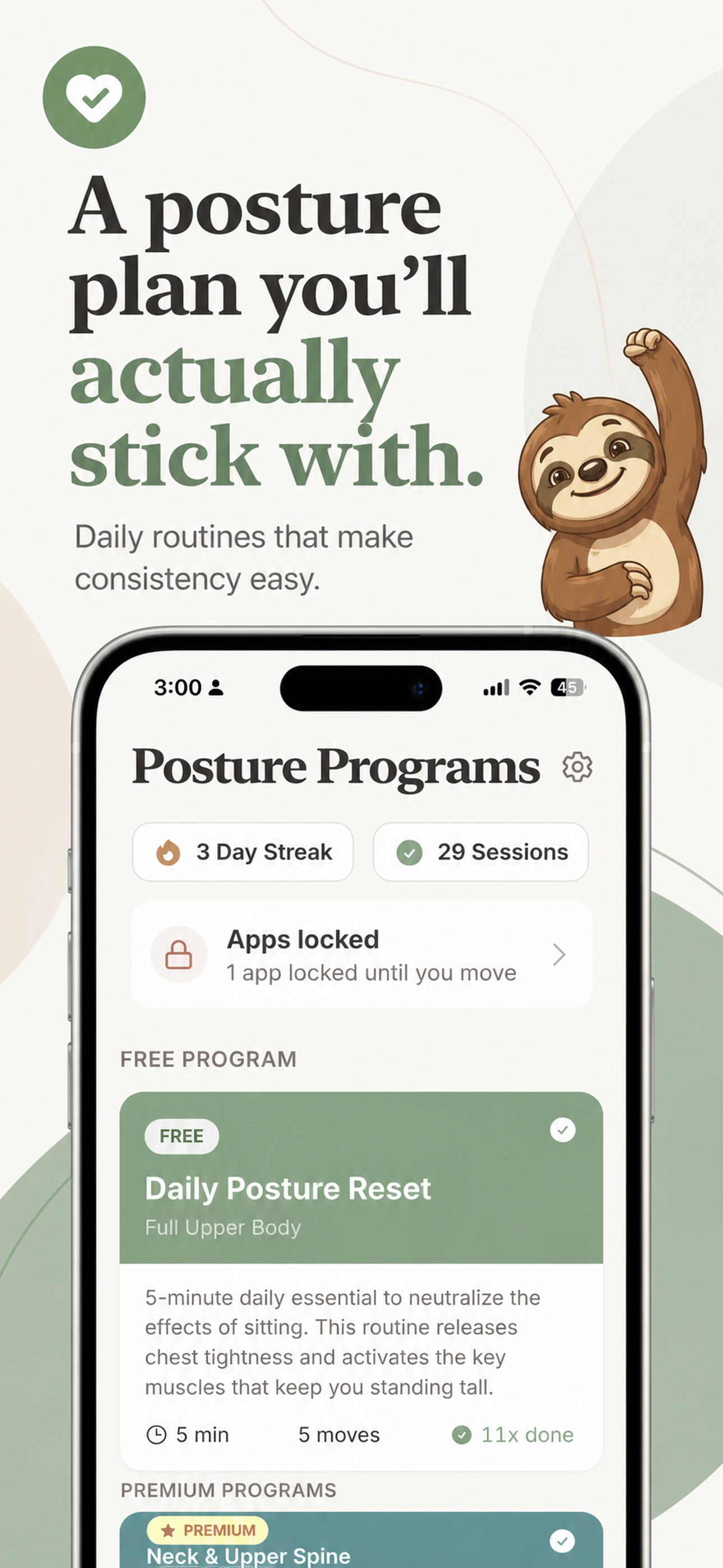 Posture Fix Exercises: Olly screenshot 5
