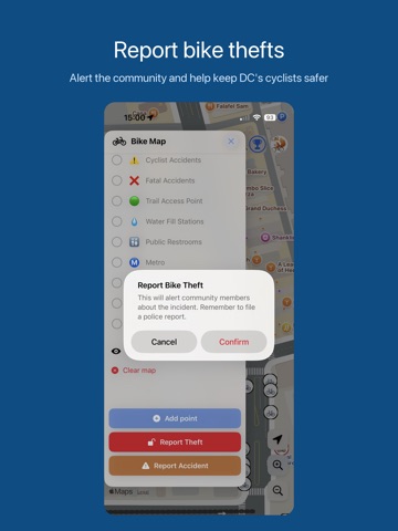 BikeMap DC iPad screenshot