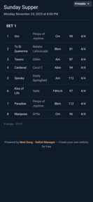 NextSong - Setlist Manager screenshot
