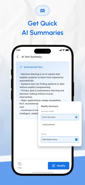 AI Scanner - Page Summary screenshot 2