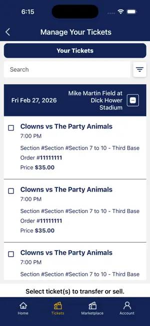 Fans First Tickets iPhone screenshot 4