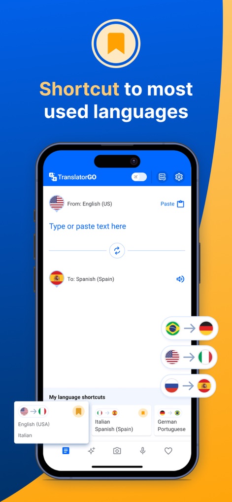 Translator GO: AI Translate - Quick Language Shortcuts