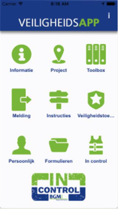 BGM Infra Veiligheidsapp Screenshot 2 - AppWisp.com