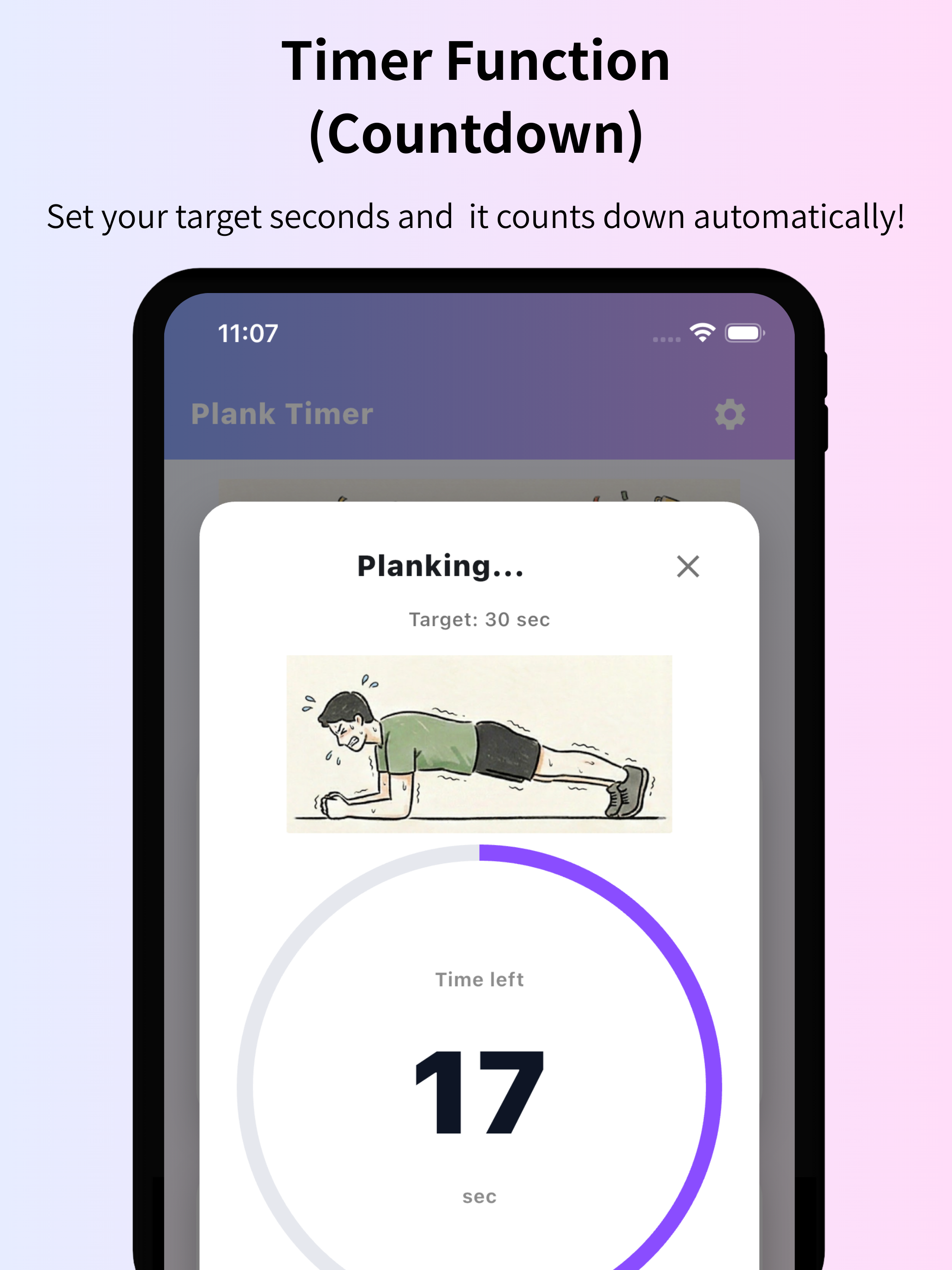 Plank Timer: Core Workout Log screenshot 8