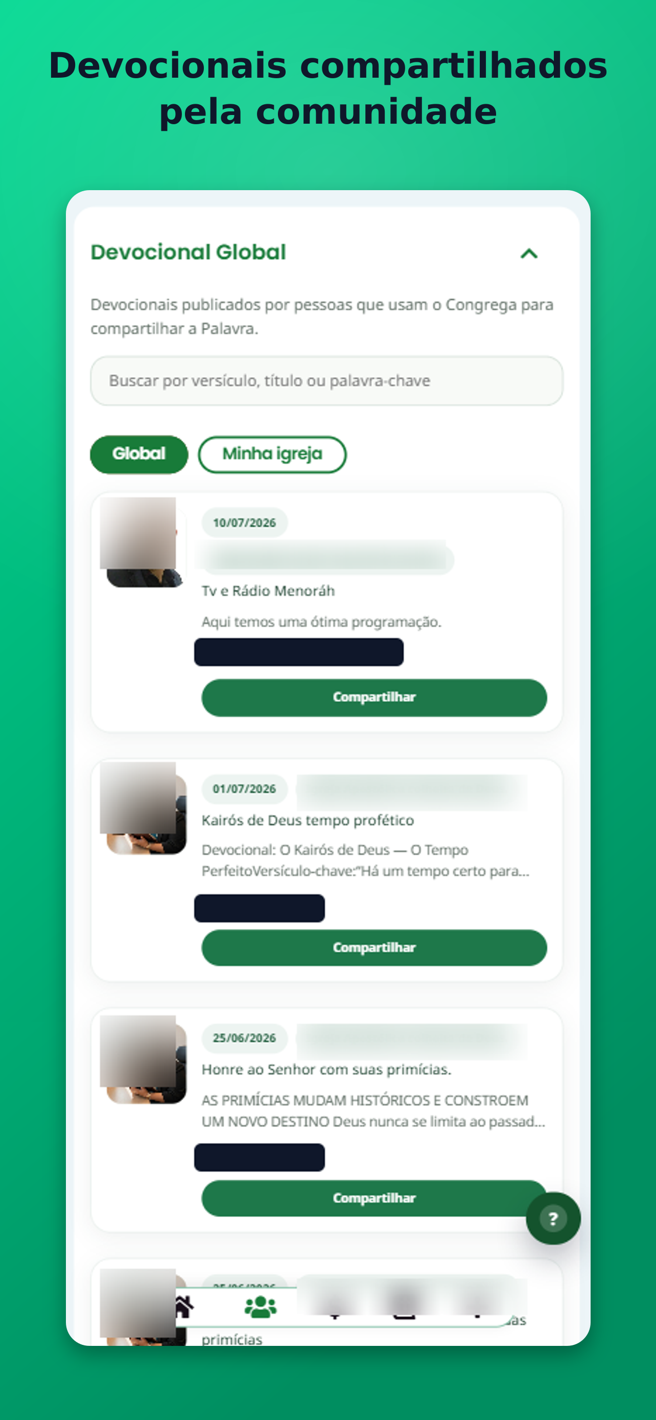 Congrega - Gestão para Igrejas screenshot 2