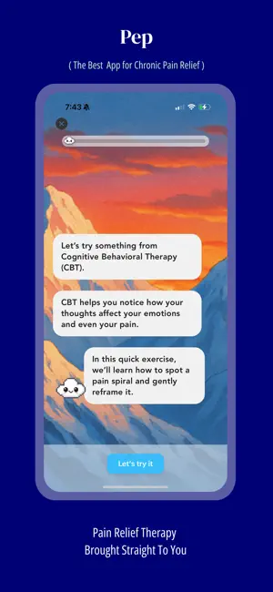 Pep: Chronic Pain Relief screenshot 1