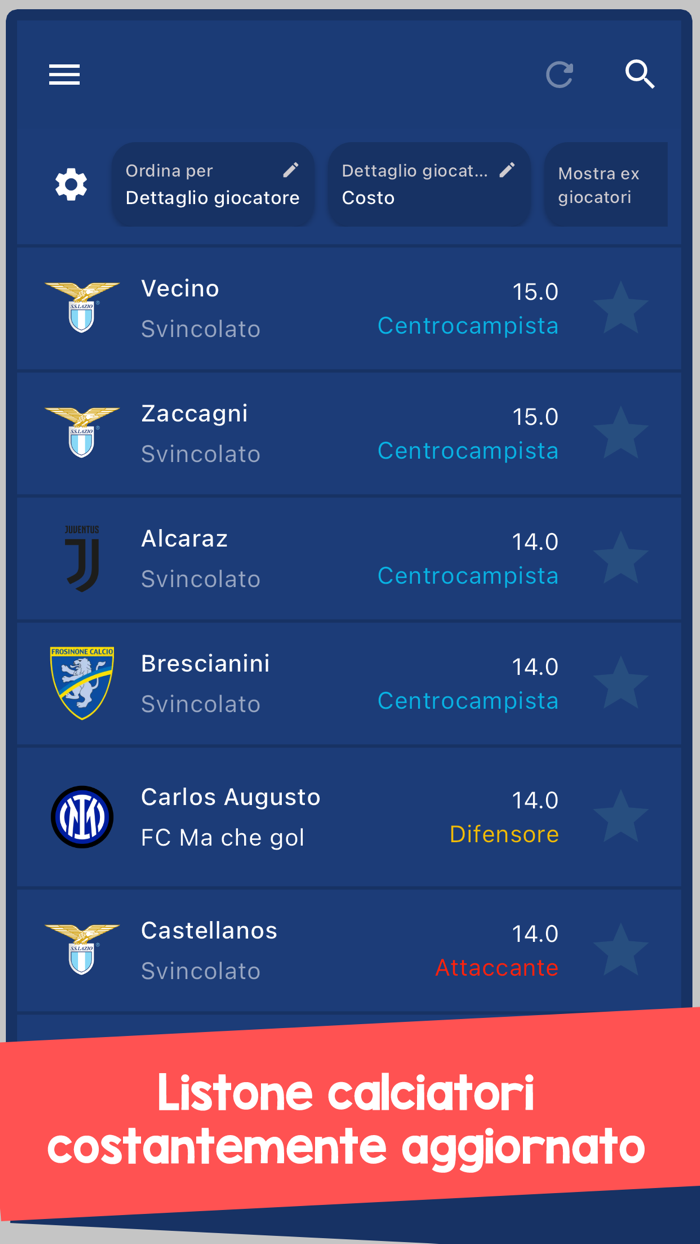 Gestore Asta Fantacalcio