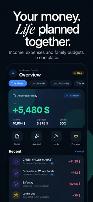 Hano: Family Budget Tracker screenshot 1