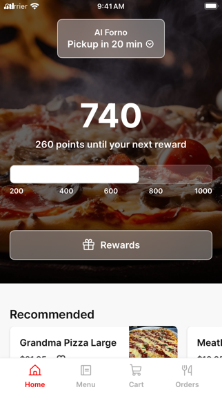 AL FORNO PSL iPhone screenshot 1 - Food & Drink app