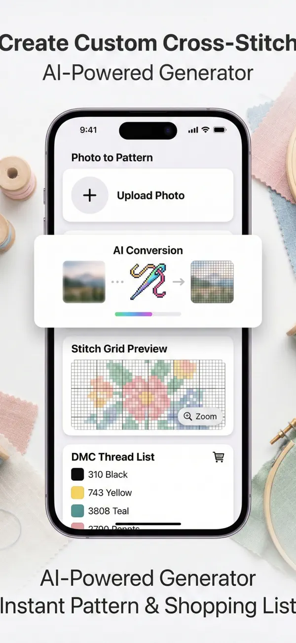 #4. CrossCraft - Pattern Maker (iOS) Ved: murat ulug