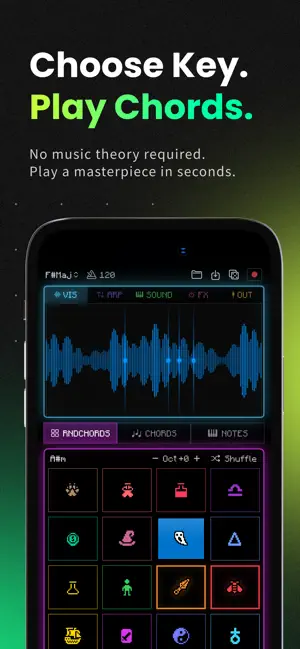 Chorda: Chord Pads & MIDI screenshot 1