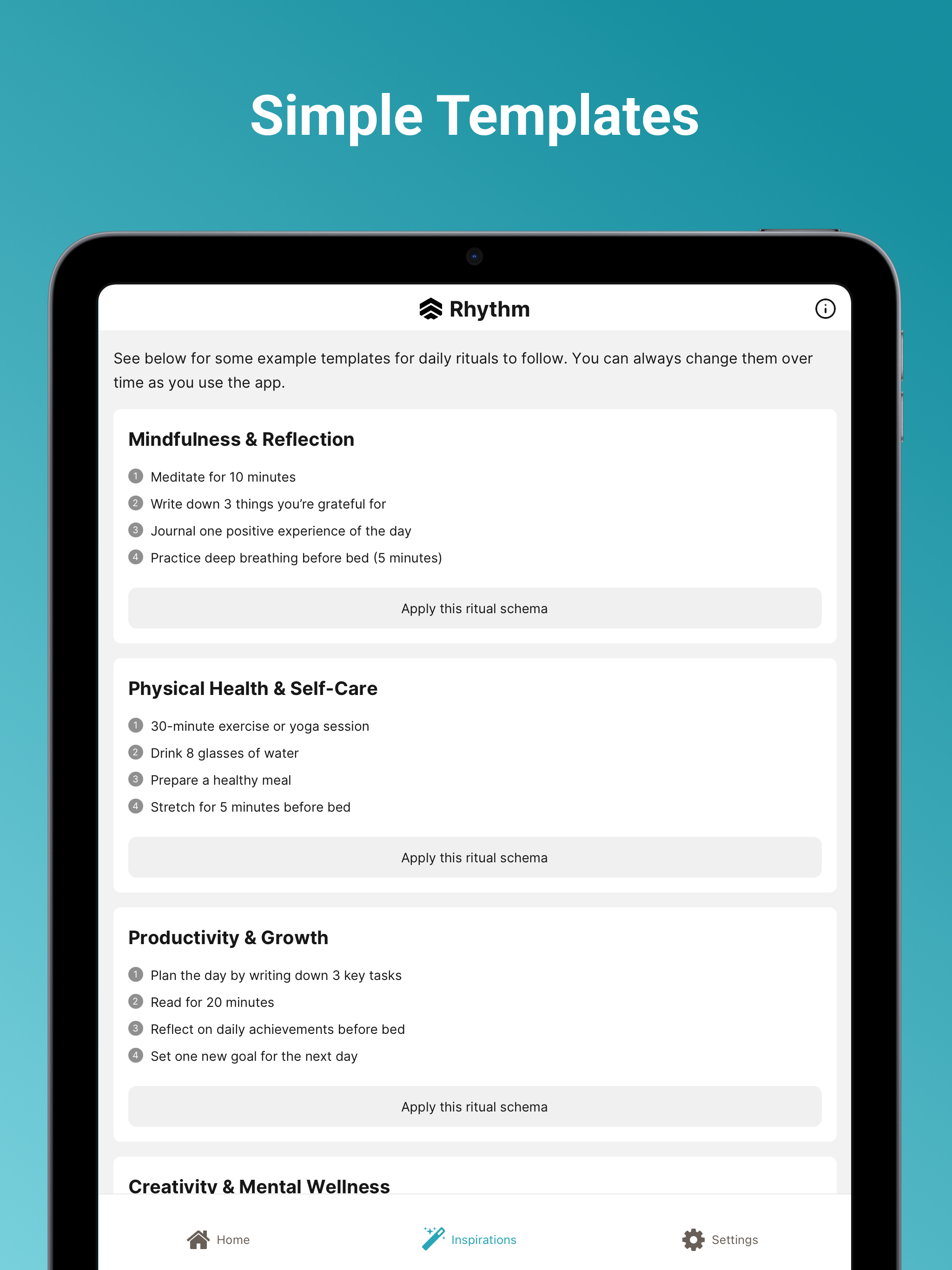 Rhythm: Daily Rituals App screenshot 6