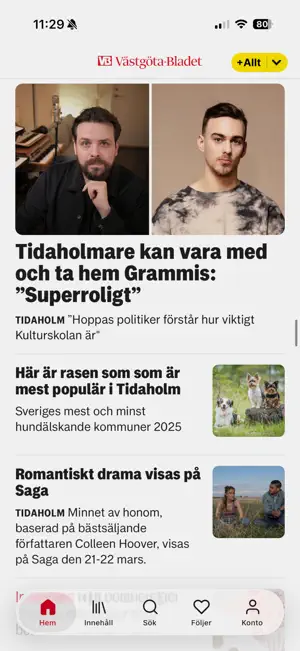 Västgöta-Bladet screenshot 3
