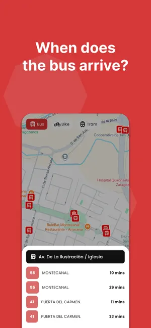 Zaragoza Bici, Bus Y Tranvia screenshot 1