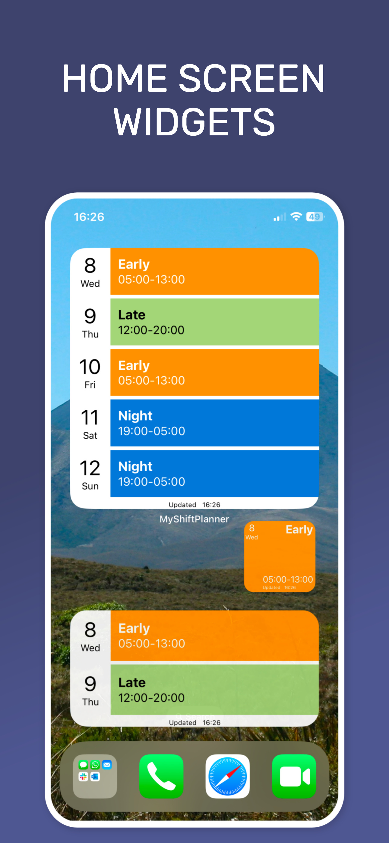 My Shift Planner - Calendar