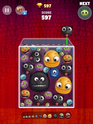 Monster Suika Merge game fun iPad screenshot