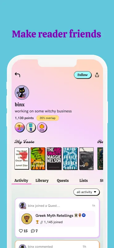 Pagebound: Social Book Tracker screenshot 7 of 10