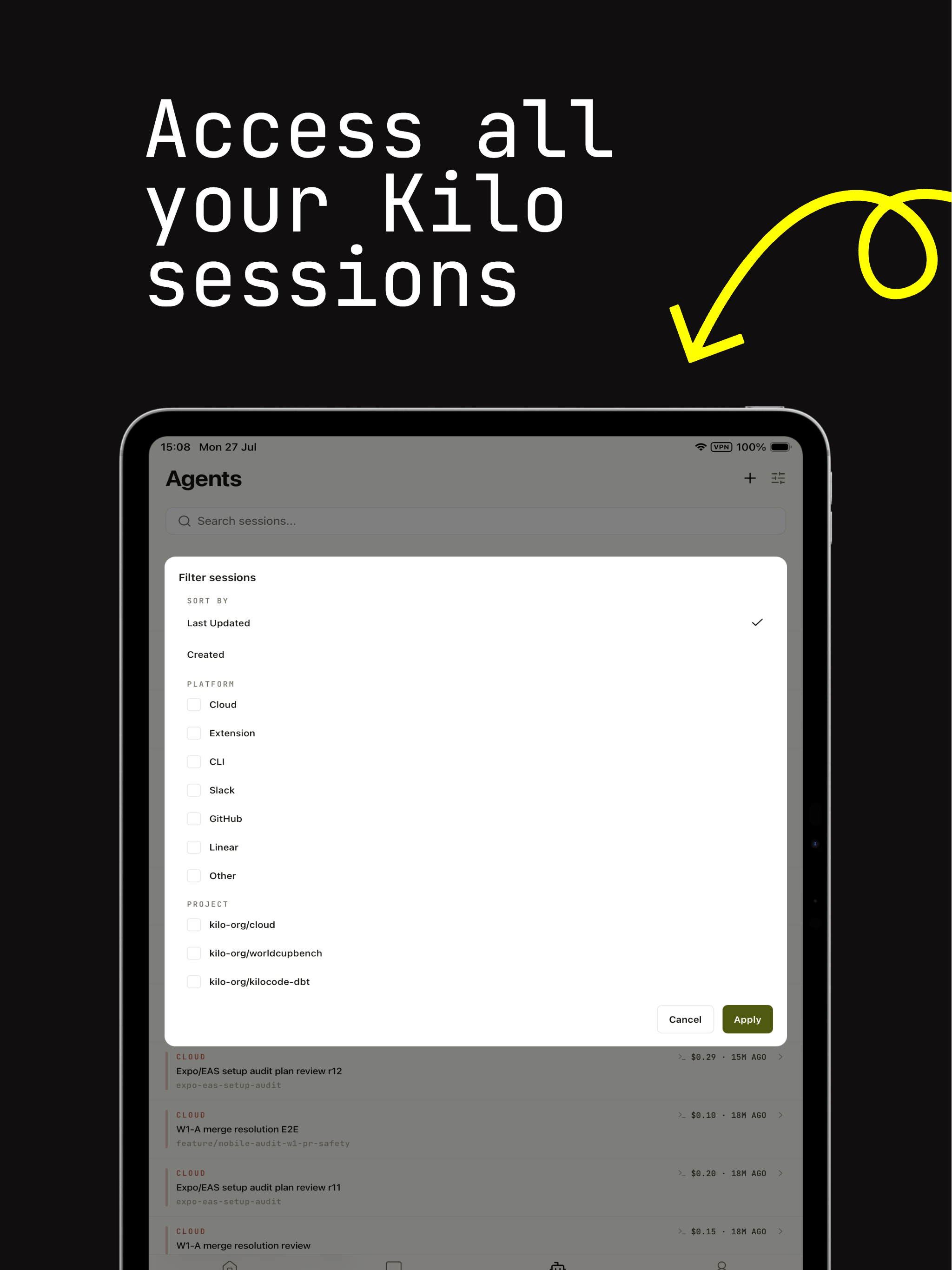 Kilo Code – Run Coding Agents screenshot 9