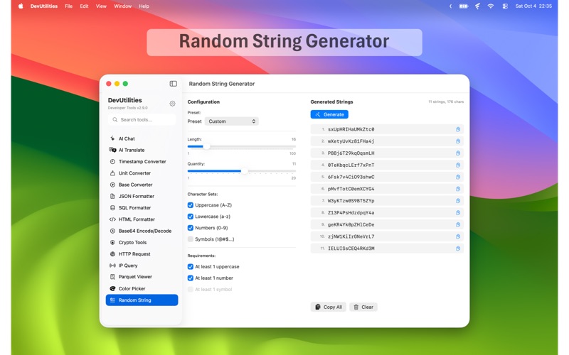 App screenshot