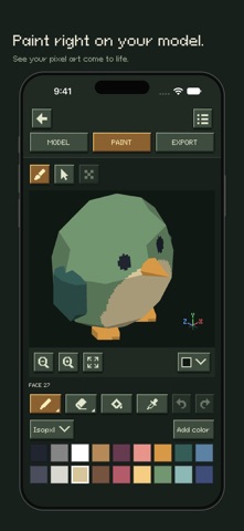 Screenshot 2 of Isopxl: Low Poly Modeling App