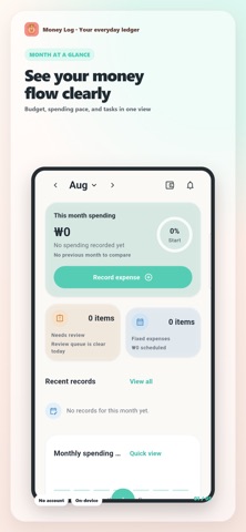 Money Log · Local Ledger Screenshot 1 of 5