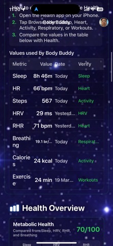 Body Buddy screenshot