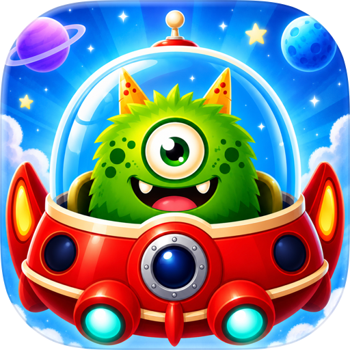 Cosmo Monsters - Paddle Ball