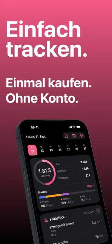 Intake: Kalorienzähler & Diät screenshot 1 of 10