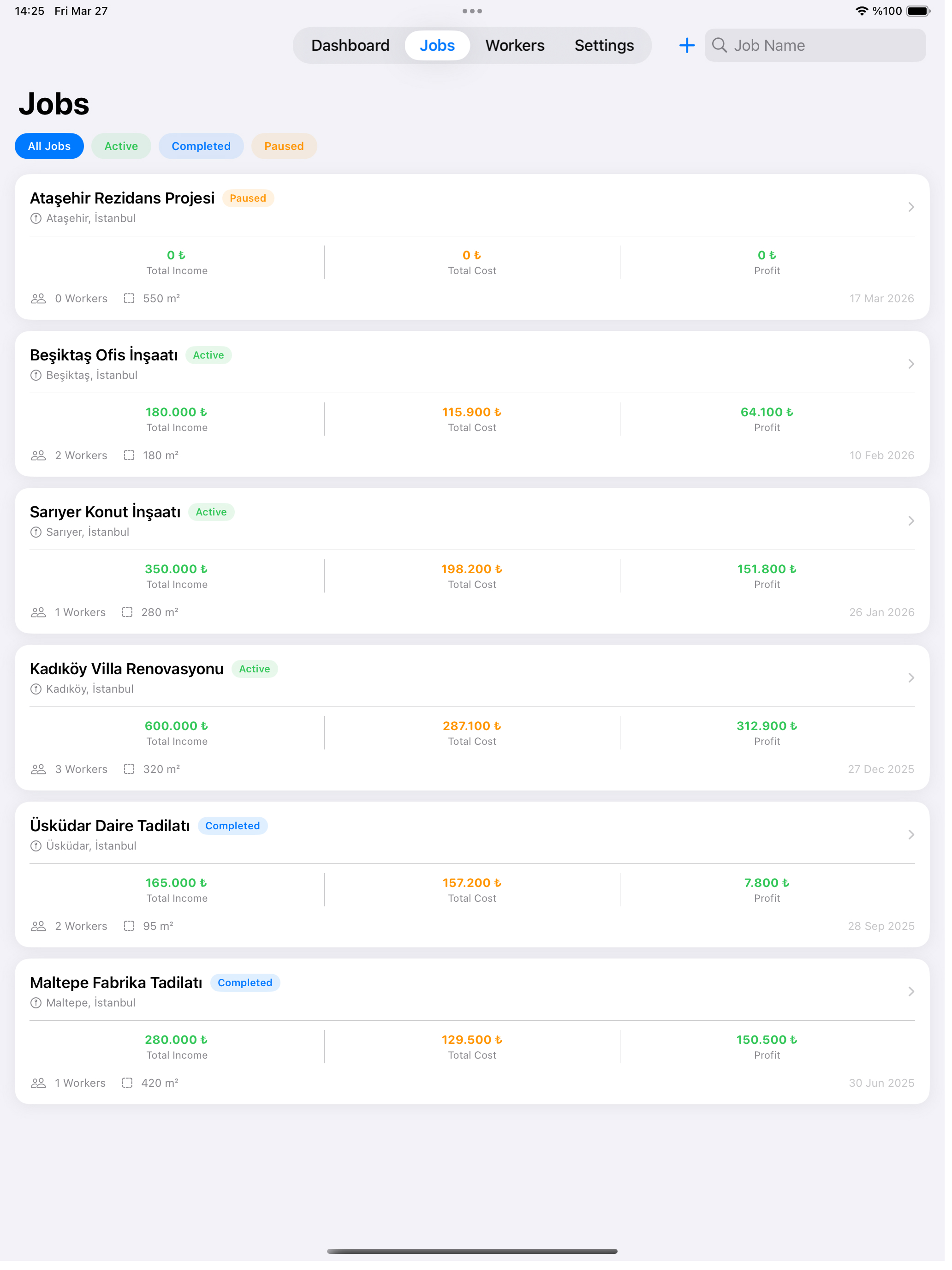 Puantaj & Work Tracking